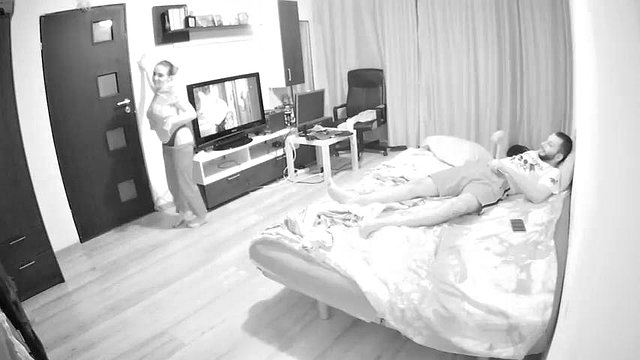 Chubby lady quick ride on a big dick by VoyeurHouse.com: Big Tits, Big Ass & Blowjob Porn