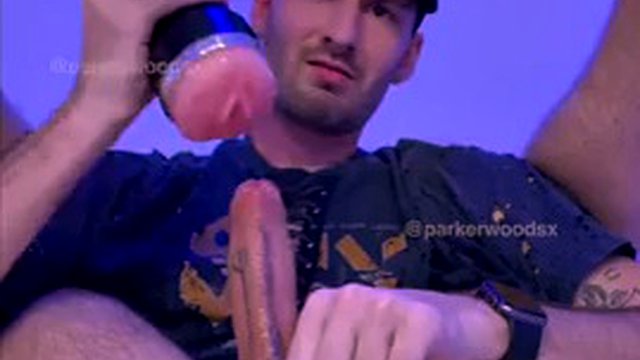 I cum with my legs behind my head and twitch with my smooth ass using a flashlight