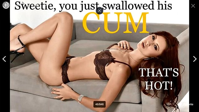 Slide show captions