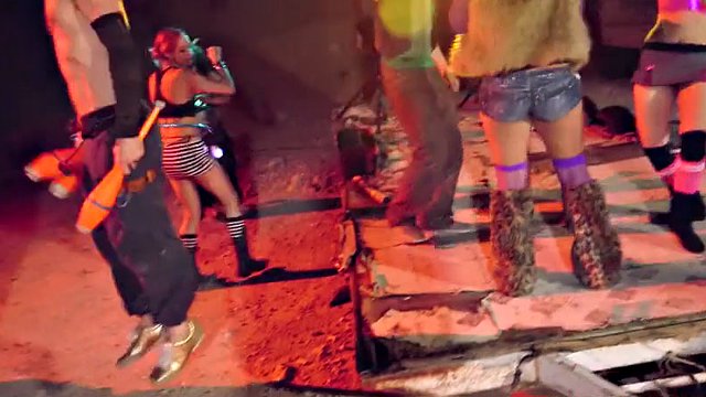 Hillbilly fucks a horny blonde cowgirl an outdoor party