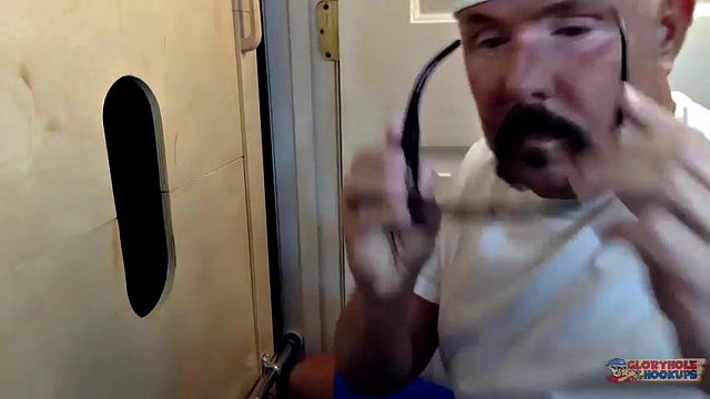 Fat Cock Gloryhole Blow Job