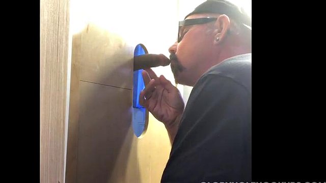 Chocolate Cock Gloryhole Delight