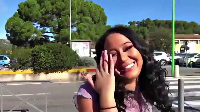 Smoking Hottie Brunette Banged by Huge Cock for Money: Blowjob, Doggy & Cowgirl Porn