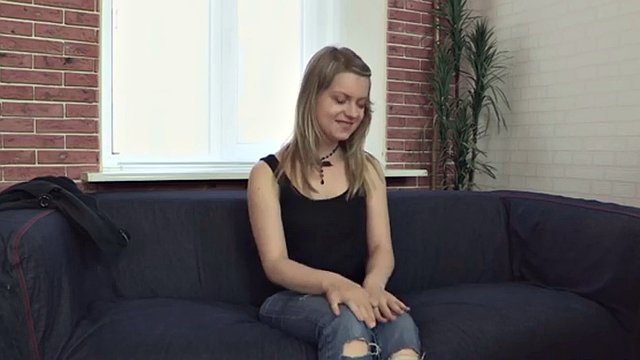 Cute blonde Russian Maggie sucks forever