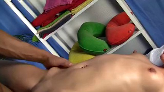 Sexy massage fuck with horny brunette