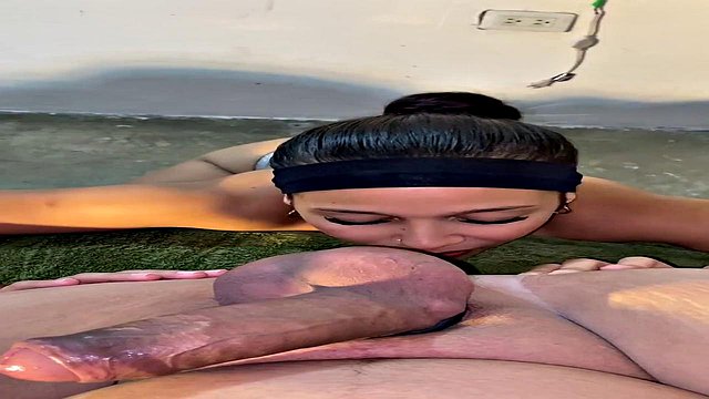 Big-Butt Teen Tries On Cock