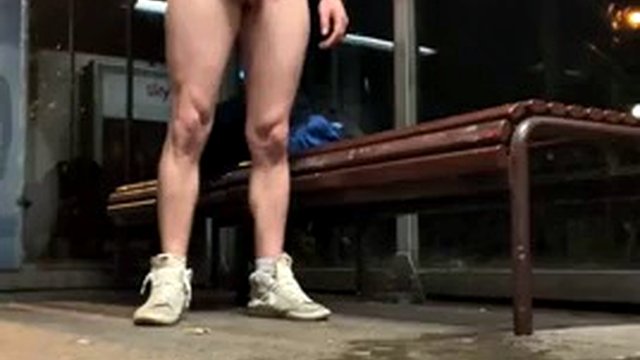 German boy guy male daring Public outdoor self facial piss jerk off masturbation athletic fitness muscle small dick big