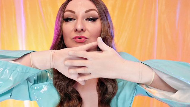 ASMR: surgical latex gloves (Arya Grander)