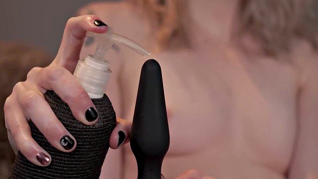 Blonde With Big Tits Teases While Fingering Pussy And Rimming Her Ass In Steamy Solo POV
