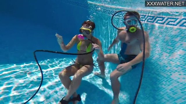 Polina sucks his soul out underwater
