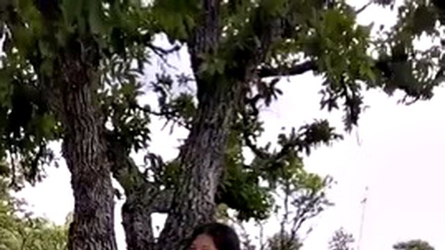 Devska walks completely naked in the countryside as cars pass