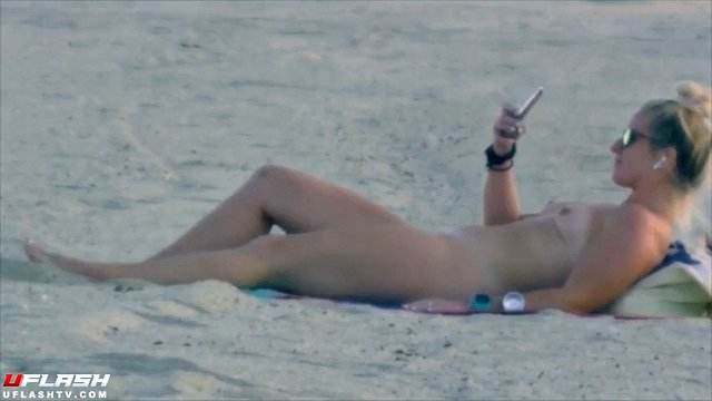 Nudist masturbating