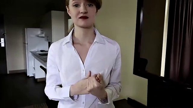 She goes to him masturbating and fucks him