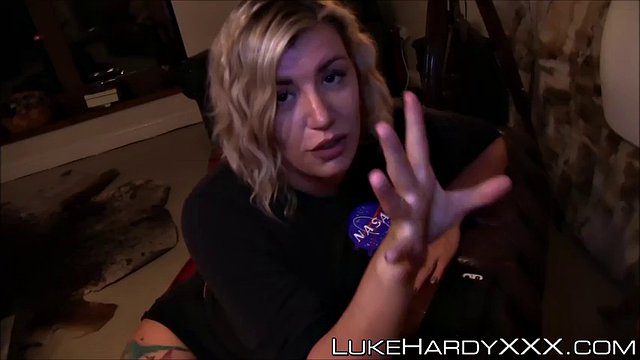 SBig Booty Stepis rammed and cum on her pretty face POV