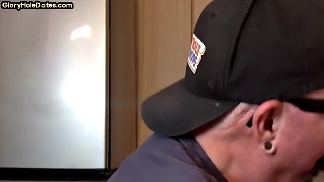 IR Amateur Gay Gloryhole Daddy Ass Fucked After Sucking Cock