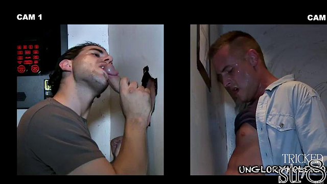 Naive straight guy tricked in gloryhole