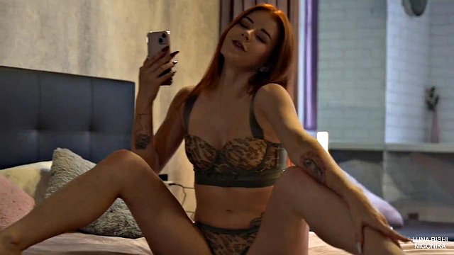 Voyeur Neighbor Eyes Luna Rishi's TS Sweet Blowjob in Steamy Spy Roleplay