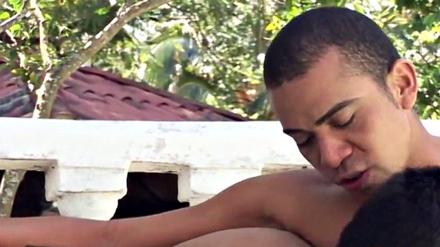 Twinkie barebacking ass in the outdoor pool