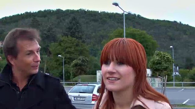 red-haired cute deepthroated her man before facial
