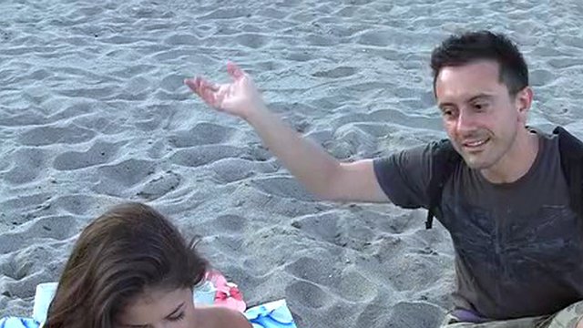 Hot rel adult sex video with a sexy girl on the beach