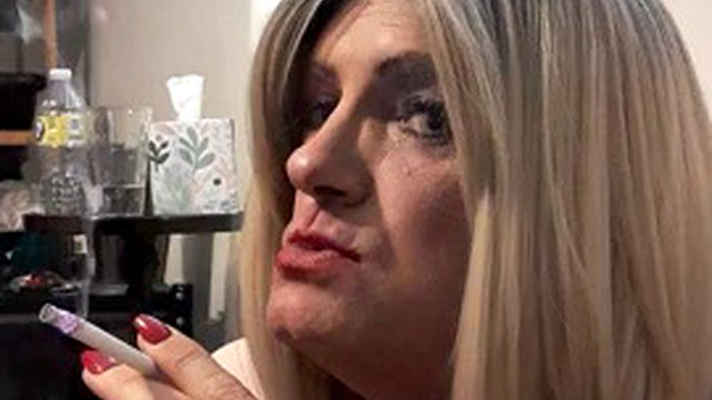 Smoking tgirl slave