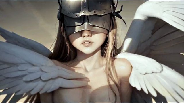 Angewomon (Digimon) gerado por IA