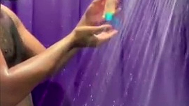 masturbating in the gym shower