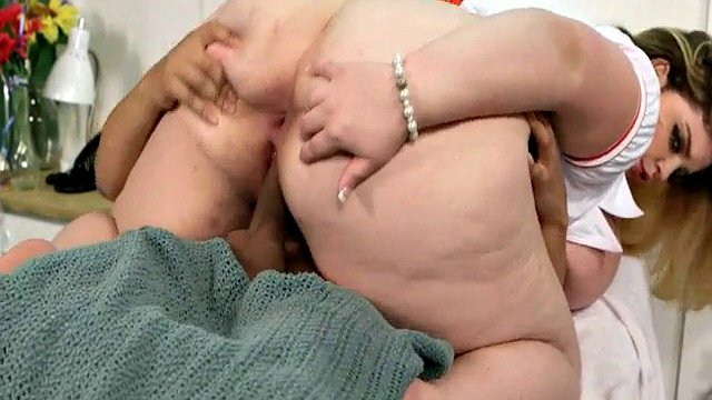 Gorda bbw gata recebe seu buraco de carne perfurado por um sério