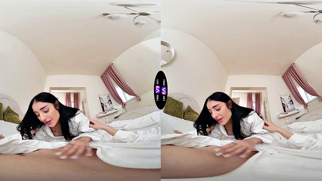 Horny Couple Skips Sauna For Rough Hotel Room Sex - TeenMegaWorld by TmwVRnet: Porn