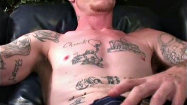 This 31 year old 6'0" tall, 175 lbs guy is easy to work with and loves to show off. Chuck is a handsome, kind and gentle guy with lots of tattoos. He describes himself as a very loving and outgoing person, which I totally agree.