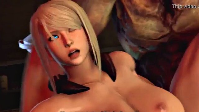 Samus Aran é fodida por um monstro