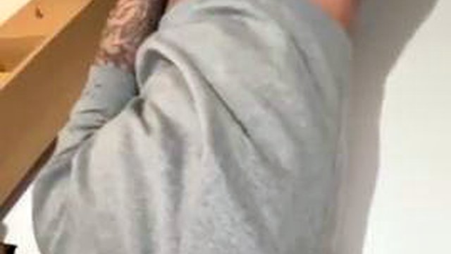 British chav dad in tracksuit from police cells being banged up for 3 days was honey rubbing hisself