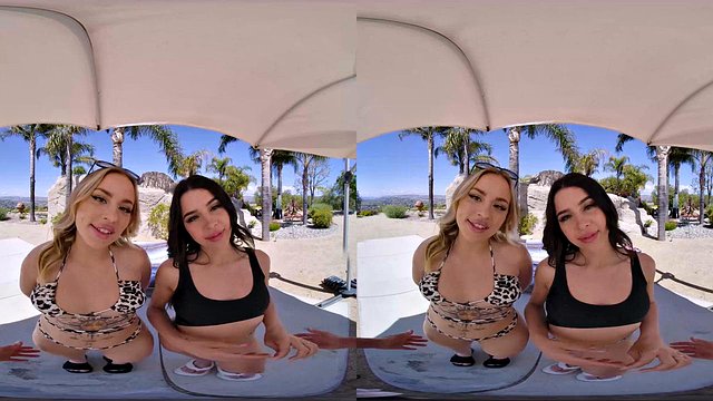 Kylie Rocket And Anna Claire Clouds' Teen Girlfriends Grill Boys Before Outdoor Hardcore Threesome Pound