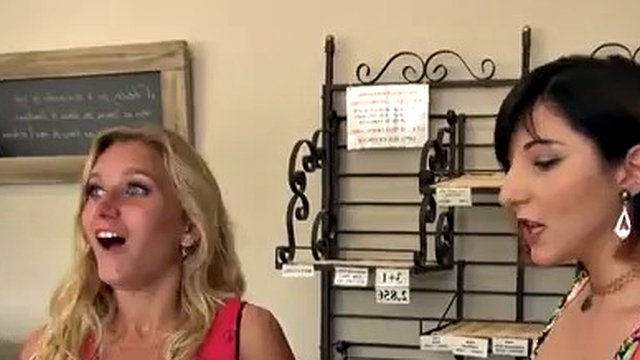 Gorgeous Mylene Johnson has sex in the warehouse