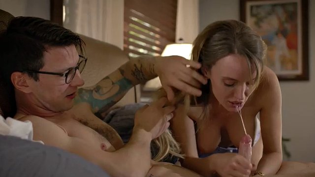 Big tits stepmom gets massaged and fucked by horny stepson