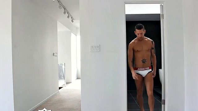 This gay boy loves swallowing the whole load