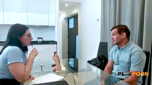 Busty Spanish Babe Merakipacense Seduces an Older Candidate to Porn Performer at His Casting!