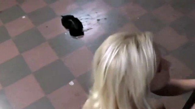 Busty blonde tries her first black monster massive sex party