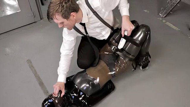 latex bondage girl