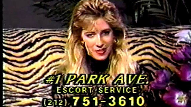 1993, Robin Byrd Show ads, New York City, from VHS