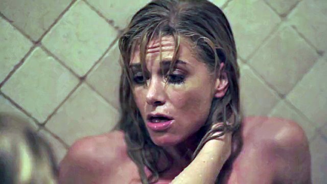 Two Horny Lesbians Caught Fucking in the Shower