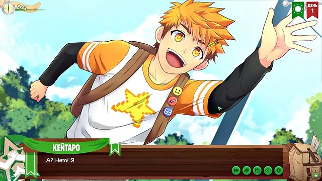 Game: Friends Camp. Episode 1. Welcome to the camp! (Russian voice-over)