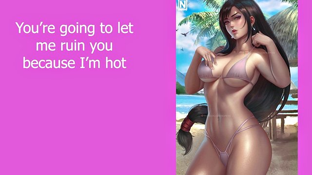 Tifa Lockhart Femdom - Homewrecker Findom on the Beach