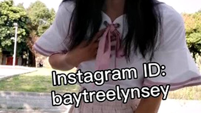 Tgirl upskir in the street