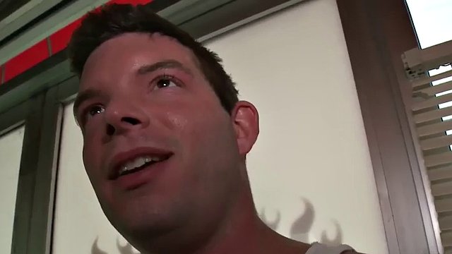 Gloryhole str8 tricked into gay blowjob and he enjoys it