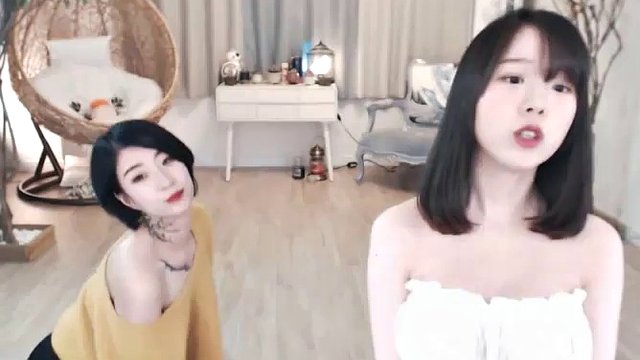 korean teen lesbians show their big tits
