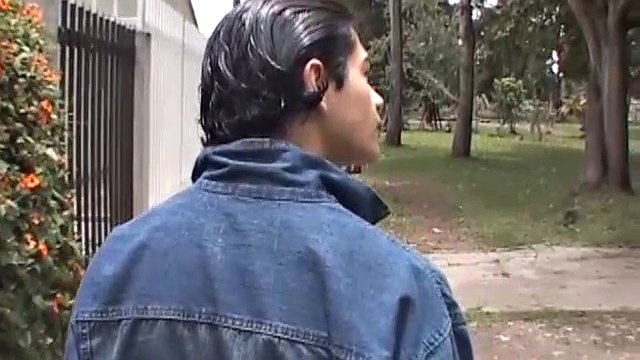 At the park, Latin boy Cesar meets cute young Alfonso and finds out he's homeless. He offers the boy a place to live, but obviously has a fast-paced agenda while Alfonso takes a shower.