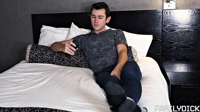 Strong male with muscular cock enjoys best blowjob and a good fuck