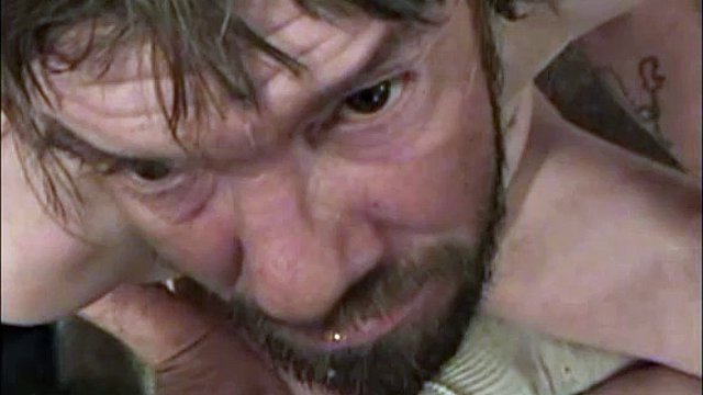 This guy lives on the streets and is terribly addicted to alcohol. I'm surprised he's still alive. It's common to find him passed out on the streets, on some of the busiest streets in Atlanta.