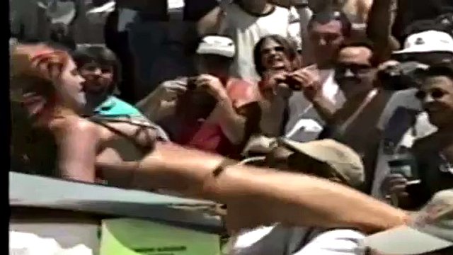BIKINI CONTEST - nude party in public